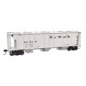 50′ Pullman-Standard PS-2 2893 3-Bay Covered Hopper - Ready to Run -- Denver & Rio Grande Western(TM), HO, WalthersMainline 70