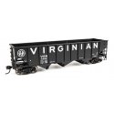 70-Ton AAR 3-Bay Open Hopper - Ready to Run -- Virginian 4842, HO, WalthersMainline 56732