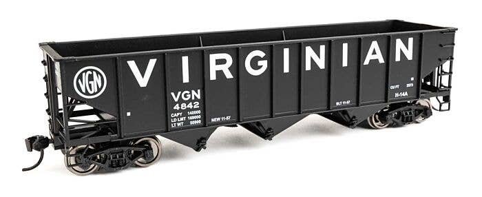 70-Ton AAR 3-Bay Open Hopper - Ready to Run -- Virginian 4842, HO, WalthersMainline 56732