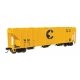 50′ Pullman-Standard PS2-CD 4427 3-Bay Covered Hopper - Ready to Run -- Western Maryland 4668, HO, WalthersMainline 49428