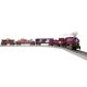 Willy Wonka & The Chocolate Factory Set - 3-Rail - LionChief Bluetooth 5.0 -- 0-8-0 w/Sound, 3 Cars, FasTrack Oval, Remote Contr