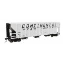 50′ Pullman-Standard PS2-CD 4427 3-Bay Covered Hopper - Ready to Run -- Continental Grain Co TLDX 2615, HO, WalthersMainline 4