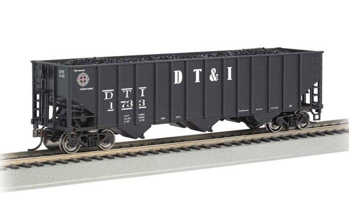 Bethlehem Steel 3-Bay 100-Ton Open Hopper - Ready to Run - Silver Series(R) -- Detroit, Toledo & , HO, Bachmann Industries 18719
