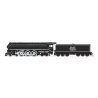 Class I-5 4-6-4 - Sstandard DC - Stealth Brass Hybrid -- New Haven 1403 (black, silver, Large Script Lettering), HO Broadway Lim
