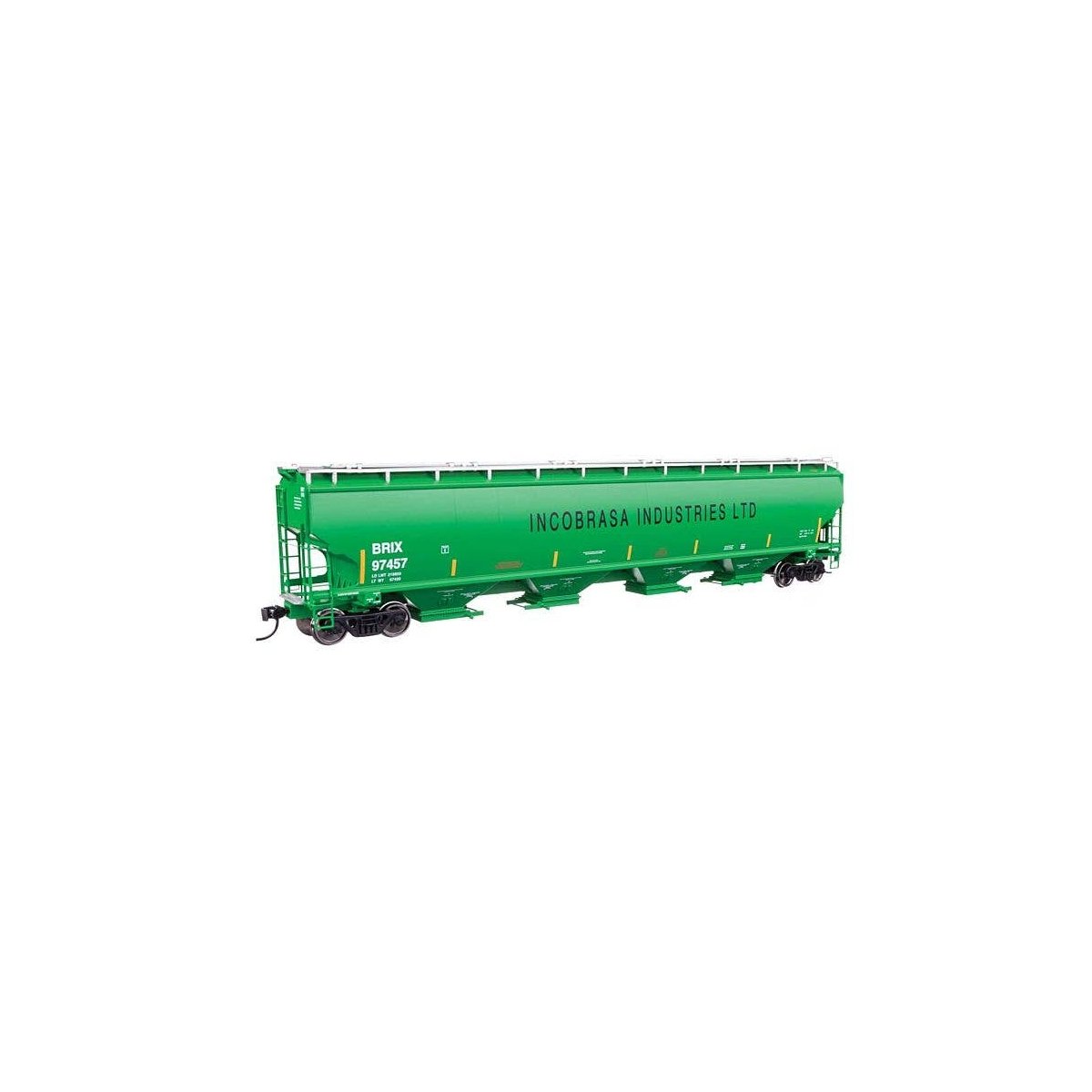 67′ Trinity 6351 4-Bay Covered Hopper - Ready to Run -- Incobrasa Industries Limited BRIX 97457, HO, WalthersProto 110309