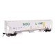 57′ Trinity 4750 3-Bay Covered Hopper - Ready to Run -- Soo Line 74591, HO, WalthersMainline 49075