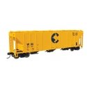 50′ Pullman-Standard PS2-CD 4427 3-Bay Covered Hopper - Ready to Run -- Western Maryland 4675, HO, WalthersMainline 49429