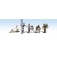 Scenic Accents(R) Figures -- City Workers pkg(6), HO Woodland Scenics 1826