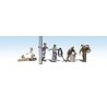 Scenic Accents(R) Figures -- City Workers pkg(6), HO Woodland Scenics 1826