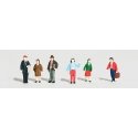 Scenic Accents(R) Figures -- General Public pkg(6), HO, Woodland Scenics 1837