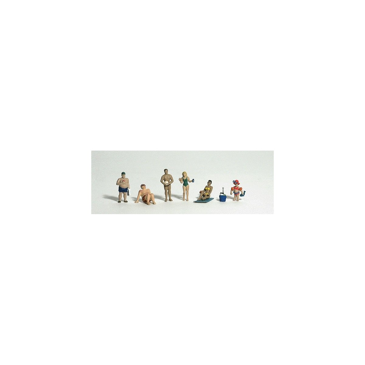 Scenic Accents(R) -- Sunbathers pkg(6), HO Woodland Scenics 1853