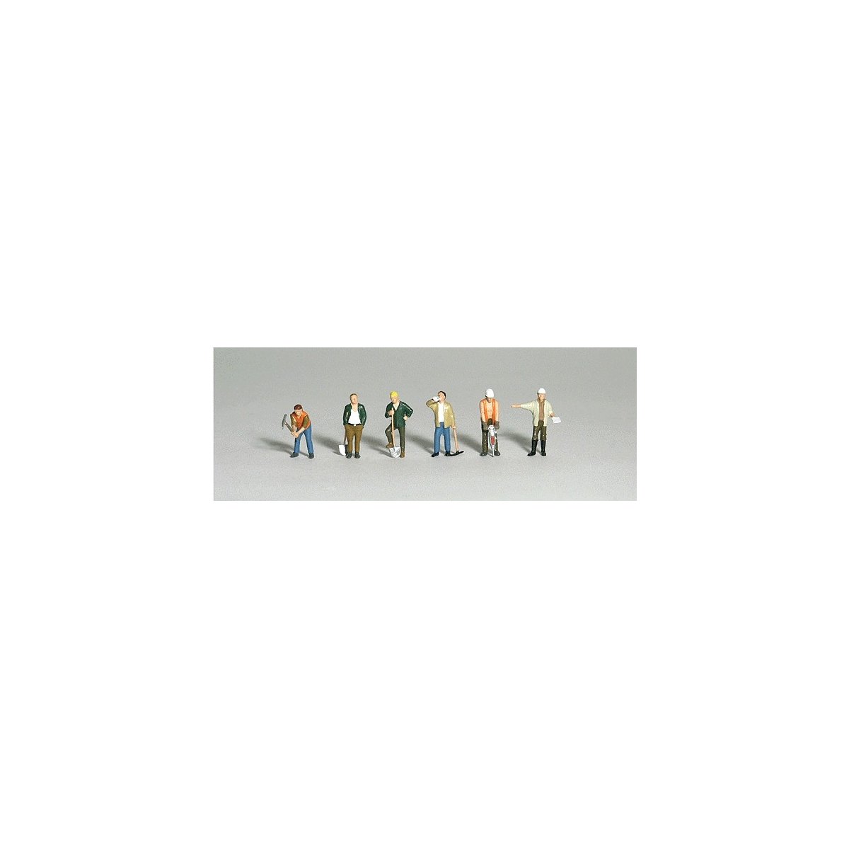 Road Crew - Scenic Accents(R) -- pkg(6), HO Woodland Scenics 1850