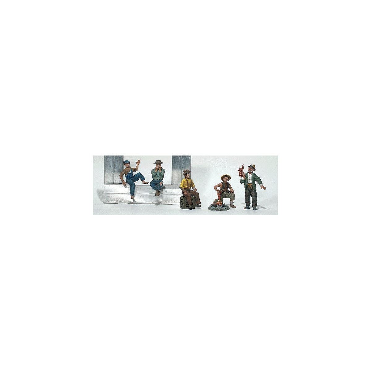 Scenic Accents(R) Figurines -- Hobos pkg(6), HO Woodland Scenics 1860