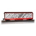Track Cleaning 50′ Plug-Door Boxcar - Ready to Run -- Canadian National 401527 (Boxcar Red, yellow, N, Bachmann Industries 163