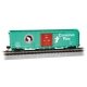 Track Cleaning 50′ Plug-Door Boxcar - Ready to Run -- Great Northern 36871 (Jade Green, red, Stand, N, Bachmann Industries 163