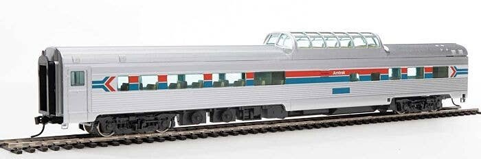 85′ Budd Dome Coach - Ready to Run -- Amtrak(R) Phase I, HO, WalthersMainline 30408