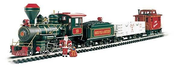 The Night Before Christmas Train Set -- North Pole & Southern, G, Bachmann Industries 90037