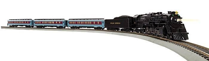 The Polar Express - LionChief Bluetooth Control -- 2-8-4 Locomotive, 3 Cars, HO, Lionel 871811010