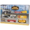 Yard Master Train Set - Standard DC -- Union Pacific Locomotive, Tender, Caboose CB&Q Freight Car, HO, Bachmann Industries 761
