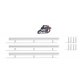 Super Racer 1 - Action Set -- Silver Motorcycle with Rider, 3 Sections of Highway Guardrails, HO Busch Gmbh & Co Kg 7940