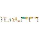 Wash Day w/Clothesline -- pkg(6), HO Faller Gmbh 151602