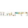 Wash Day w/Clothesline -- pkg(6), HO Faller Gmbh 151602