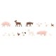 Animals -- Small Livestock pkg(14), HO Faller Gmbh 151920