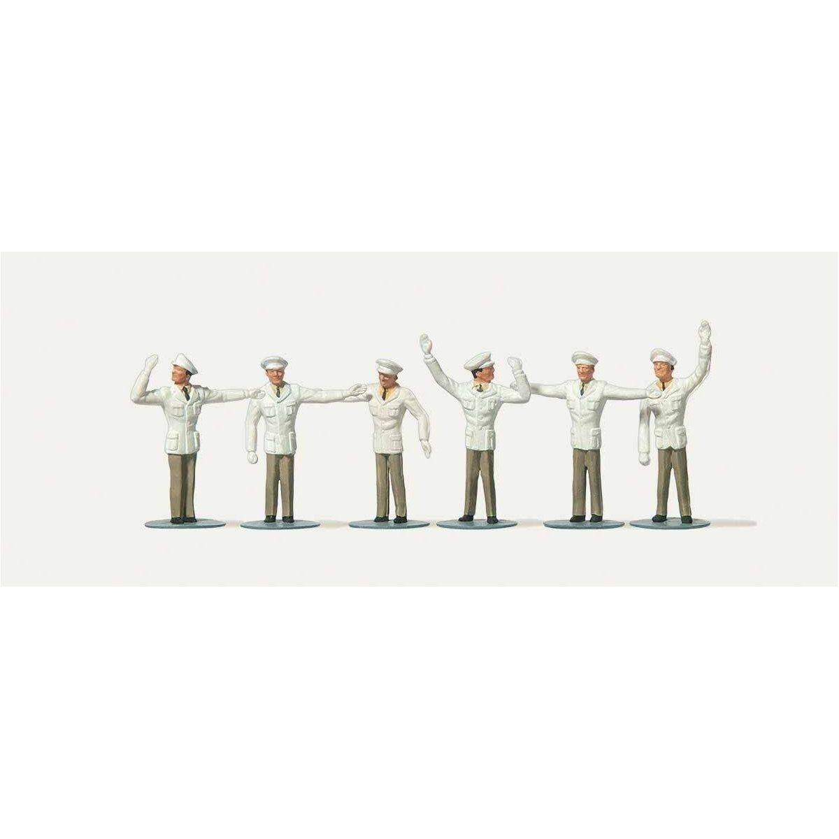 Traffic Policemen -- pkg(6), HO Merten 212252