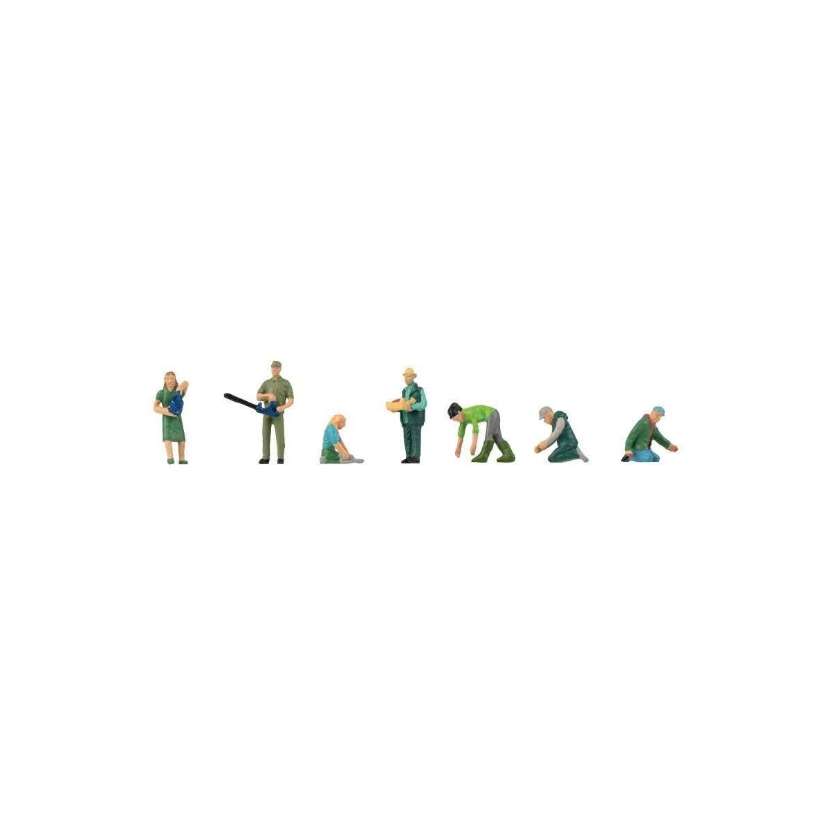 Working People -- At the Garden Center/Nursery pkg(7), HO Faller Gmbh 151678