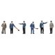 German Railway Depot Staff -- pkg(6), HO Faller Gmbh 151706