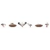 Storks with Nests -- pkg(6), HO Faller Gmbh 151908