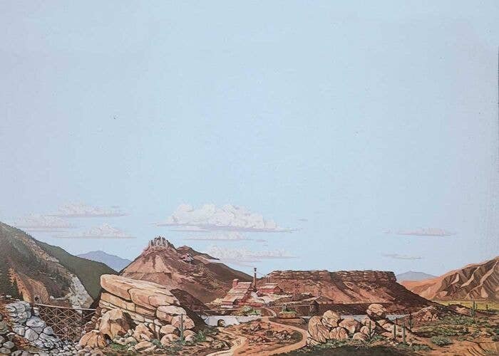 Background Scene 24 x 36′ 60 x 90cm - Instant Horizons(TM) -- Mountain to Desert, HO, Walthers SceneMaster 703