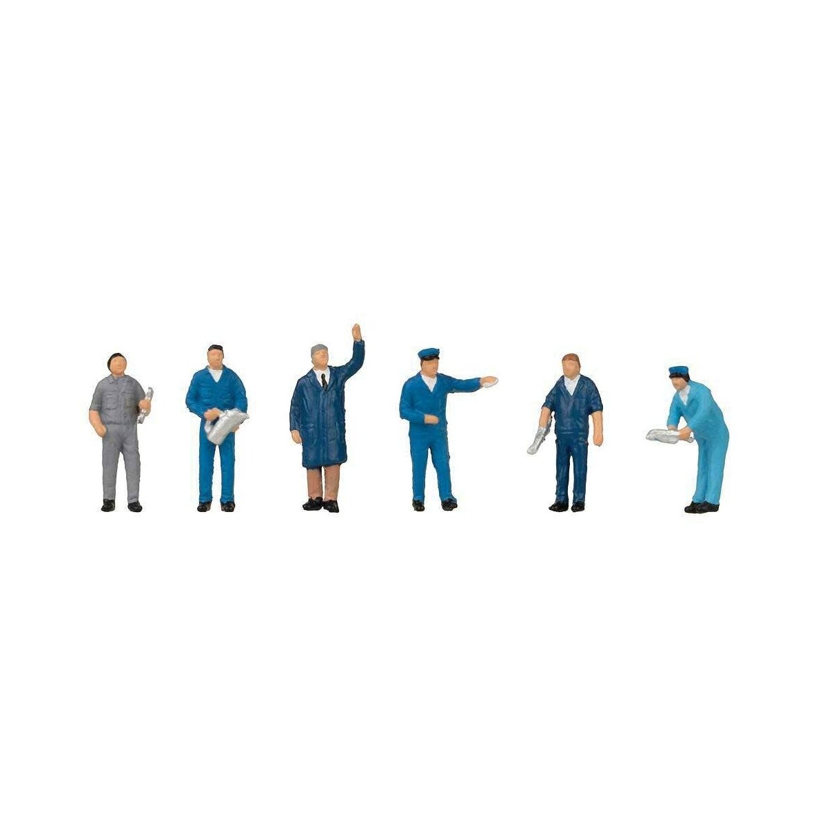Gas Station Staff -- pkg(6), HO Faller Gmbh 151691