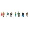 Seated Passengers -- Set 1 pkg(8), HO Faller Gmbh 151617