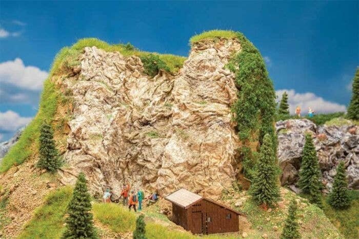 Rock Foil Sheet -- Ochre, HO, Faller Gmbh 171802