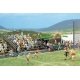 Soccer Pitch/Field -- Kit - 12-3/16 x 8-7/16′ 31 x 21.5cm, HO, Busch Gmbh & Co Kg 1052