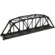 Through Truss Bridge Kit w/Code 55 Rail -- Black, N Atlas Model Railroad Co. 2070
