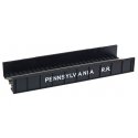 Decorated Code 80 Plate-Girder Bridge -- Pennsylvania Railroad (black, white), N, Atlas Model Railroad Co. 2559