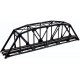 Through Truss Bridge Kit w/Code 80 Rail -- Black, N Atlas Model Railroad Co. 2570