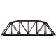Through Truss Bridge Kit w/Code 80 Rail -- Silver, N Atlas Model Railroad Co. 2571