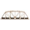 18′ Through-Truss Bridge - Kit -- Code 83 Track (silver), HO Atlas Model Railroad Co. 594