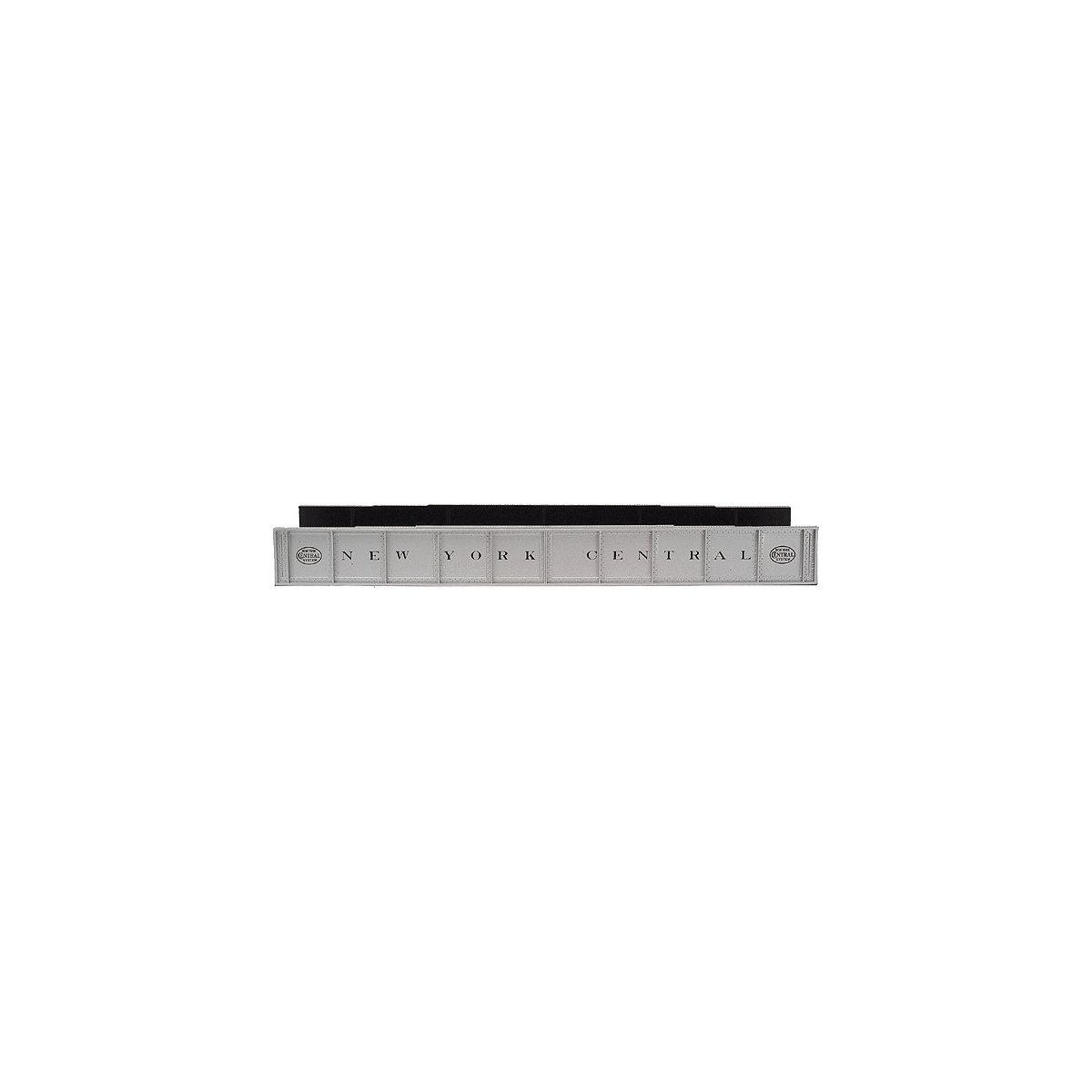 Decorated Plate Girder Bridge w/Code 100 Track - Kit -- New York Central (silver, black), HO Atlas Model Railroad Co. 891