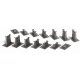 E-Z Track(R) -- Graduated Pier 14-Piece Set, HO Bachmann Industries 44471
