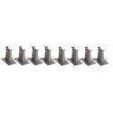 Tall Pier Set - E-Z Track(R) -- 8-Piece, HO, Bachmann Industries 44472