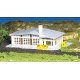 Shell Gas Station -- Assembled - 3-1/2 x 5-1/2′ 8.9 x 14cm, N Bachmann Industries 45904