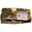 Furlow Freight & Transfer -- Laser-Cut Wood Kit - 6 x 2-1/2′ 15.2 x 6.4cm, HO, Bar Mills LLC 712