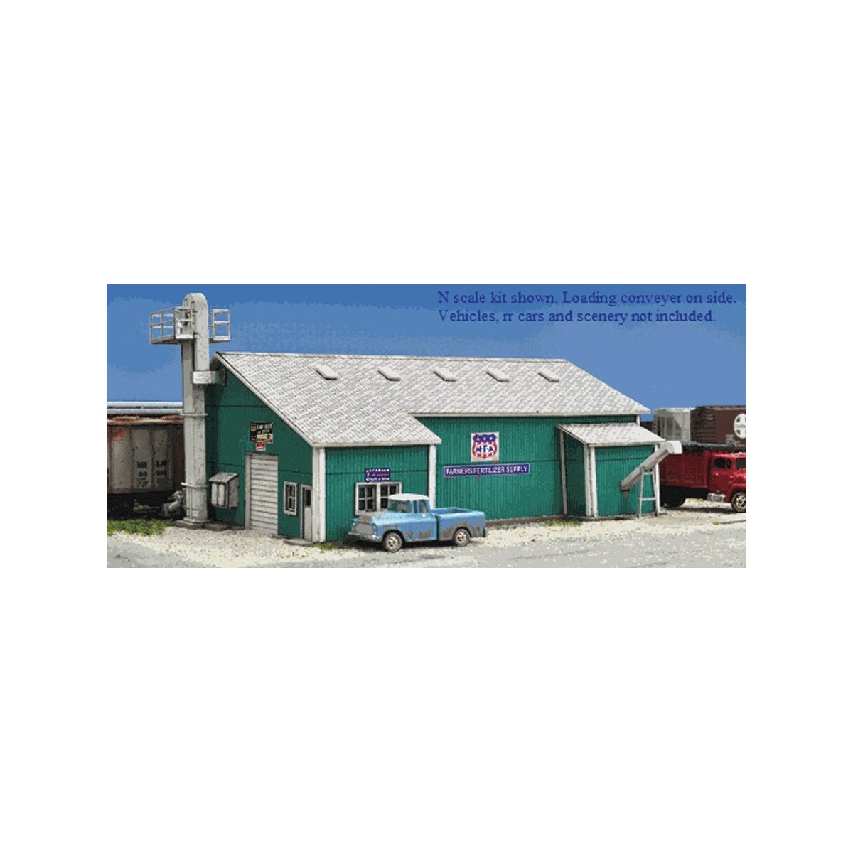 Farmer′s Fertilizer Bulk Plant -- Kit - 5 x 4′ 12.7 x 10.2cm, N Blair Line 1007