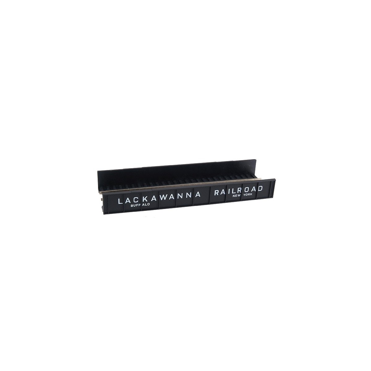 Decorated Code 80 Plate-Girder Bridge -- Lackawanna (black, white), N Atlas Model Railroad Co. 2556