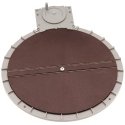 21-Stall Turntable -- 9′ 22.8cm Diameter, HO, Atlas Model Railroad Co. 305