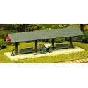 Station Platform - Kit -- 2-1/8 x 6-1/2′ 5.4 x 16.3cm, HO, Atlas Model Railroad Co. 707